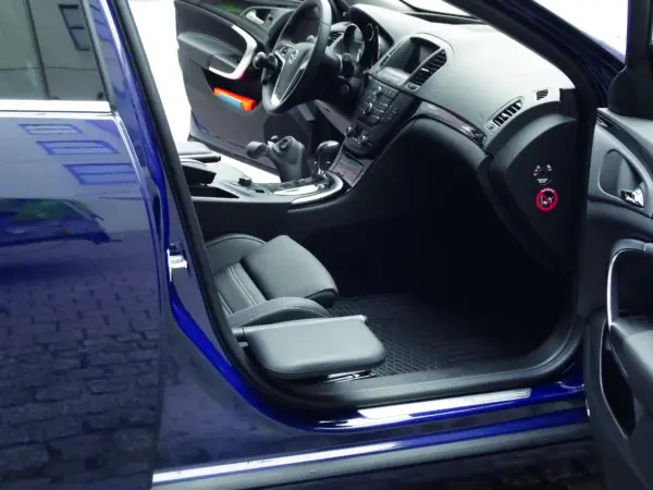 Umsetzhilfe auf der Beifahrerseite